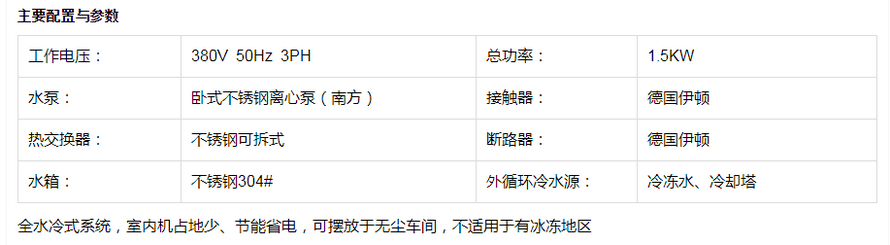 全水冷式水冷機